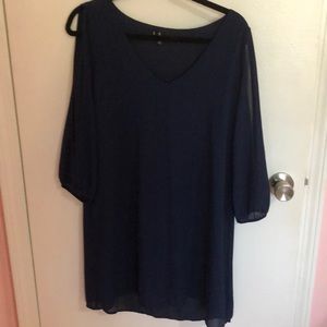 Shifting Dears Navy Blue Lulus Dress